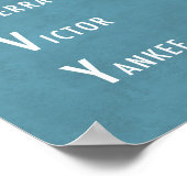 ルビパーソナライズされたー ポスター (角)