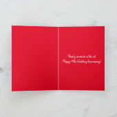 ルビーおもしろいの40周年を愛する カード (内部)