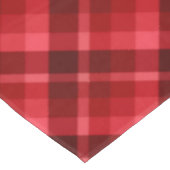 ルビーかわいらしレッド格子模様ラージテーブルクロス テーブルクロス (アングル)