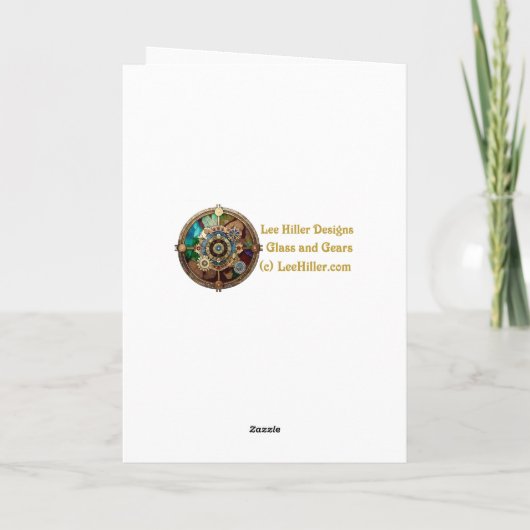 ルビーとギアハートスチームパンクシリーズ サンキューカード (裏面)