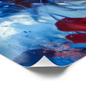 ルビーとペリウィンクルのファンタジー女性 ポスター (コーナー)