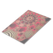 ルビーと金ゴールドメモ帳 ノートパッド (アングル)