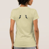ルビーのつばさのハチドリの写真 Tシャツ (裏面)