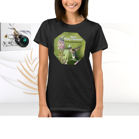 ルビーののどをしたハチドリのTシャツ - オス Tシャツ