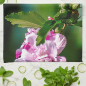 ルビーの喉が詰まったハミングバード – オリジナル写真 キッチンタオル (折り畳み)