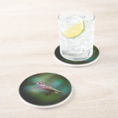 ルビーの喉が詰まったハミングバード – オリジナル写真 コースター (側面)