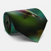 ルビーの喉が詰まったハミングバード – オリジナル写真 ネクタイ (ロール)