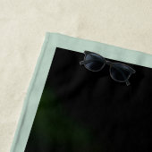 ルビーの喉が詰まったハミングバード – オリジナル写真 ビーチタオル (インサイチュ)