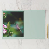 ルビーの喉が詰まったハミングバード – オリジナル写真 ペーパーパッド (インサイチュ)