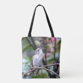 ルビーの喉を張ったハミングバード トートバッグ (裏面)