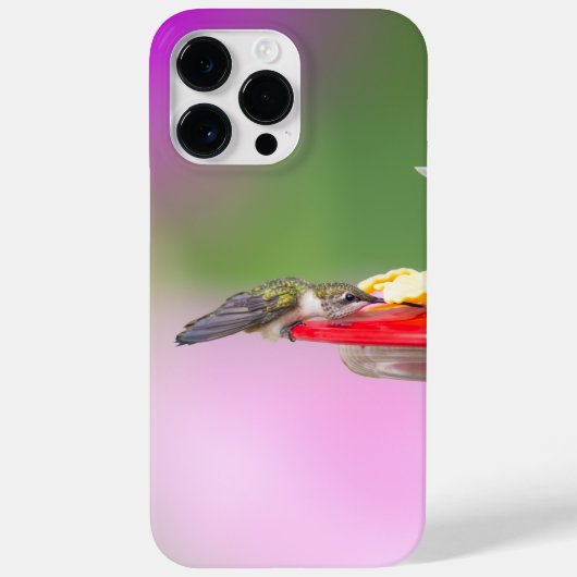 ルビーの喉を張ったハミングバード Case-Mate iPhoneケース (裏面)