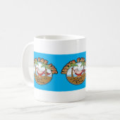 ルビーの太ったライフマグ コーヒーマグカップ (正面左)