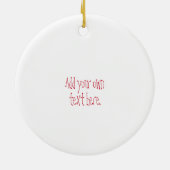 ルビーの結婚アニバーサリーゾウ贈り物40位 セラミックオーナメント (裏面)