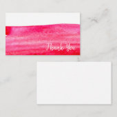 ルビーの赤い水色 ノートカード (正面/裏面)