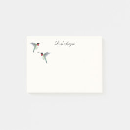 ルビーを使ったハミングバードのメモ ポストイット