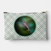 ルビーを使ったハミングバードオリジナル写真 アクセサリーポーチ (裏面)