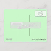 ルビーを使ったハミングバードポストカード（男性）。 ポストカード (裏面)