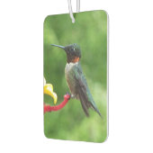 ルビーを使ったハミングバード撮影 カーエアーフレッシュナー (左)