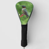 ルビーを使ったハミングバード撮影 ゴルフヘッドカバー (正面)