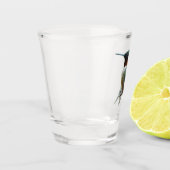 ルビーを使ったハミングバード撮影 ショットグラス (左)