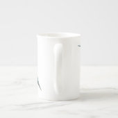 ルビーを使ったハミングバード撮影 ボーンチャイナマグカップ (裏面)