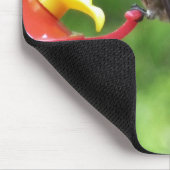 ルビーを使ったハミングバード撮影 マウスパッド (コーナー)