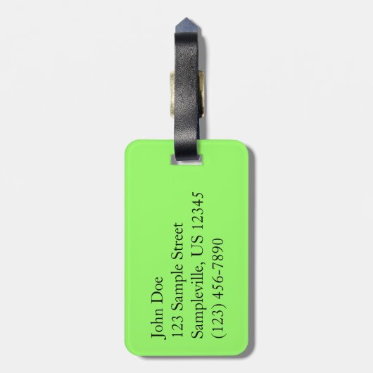 ルビーを使ったハミングバード撮影 ラゲッジタグ (裏面縦)