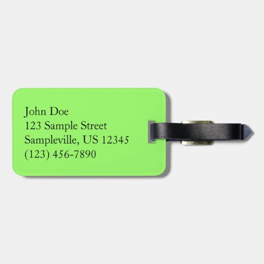 ルビーを使ったハミングバード撮影 ラゲッジタグ (裏面横)