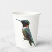 ルビーを使ったハミングバード撮影 紙コップ (裏面)