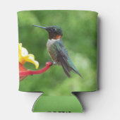 ルビーを使ったハミングバード撮影 缶クーラー (裏面)