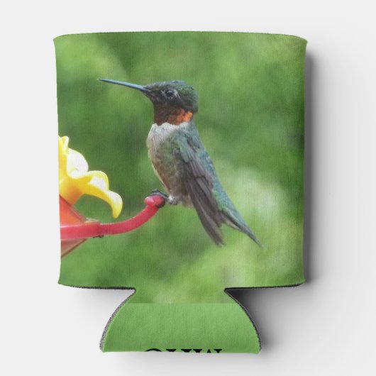 ルビーを使ったハミングバード撮影 缶クーラー (裏面)