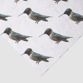 ルビーを使ったハミングバード撮影 薄葉紙 (詳細)