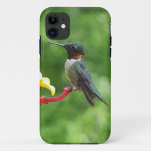 ルビーを使ったハミングバード撮影 iPhone 11 ケース