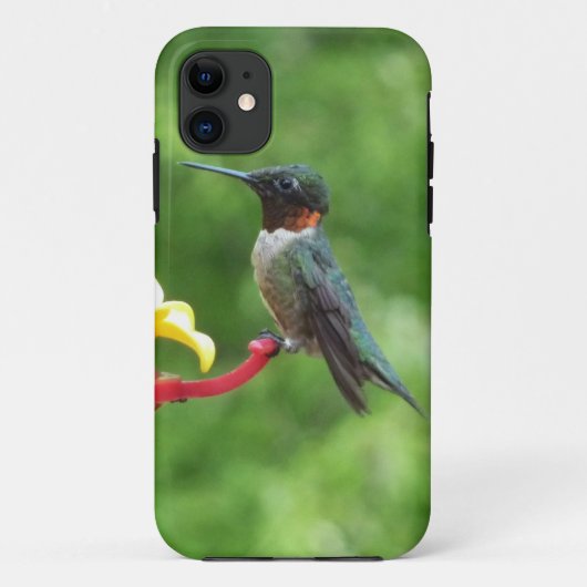 ルビーを使ったハミングバード撮影 Case-Mate iPhoneケース (裏面)