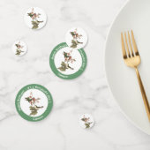 ルビーを使ったハミングバード、誕生日またはその他のパーティー コンフェッティ (グループ)