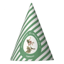 ルビーを使ったハミングバード、誕生日またはその他のパーティー パーティーハット