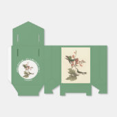 ルビーを使ったハミングバード、誕生日またはその他のパーティー フェイバーボックス (折り畳みなし)