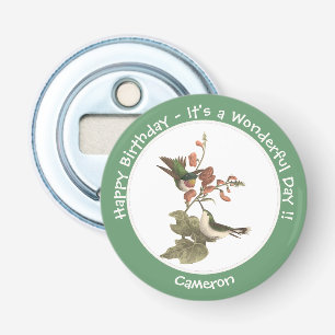 ルビーを使ったハミングバード、誕生日またはその他のパーティー 栓抜き