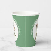 ルビーを使ったハミングバード、誕生日またはその他のパーティー 紙コップ (右)