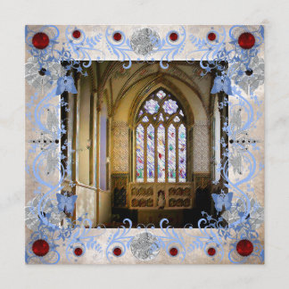 ルビーアールデコ結婚式招待状カード 招待状