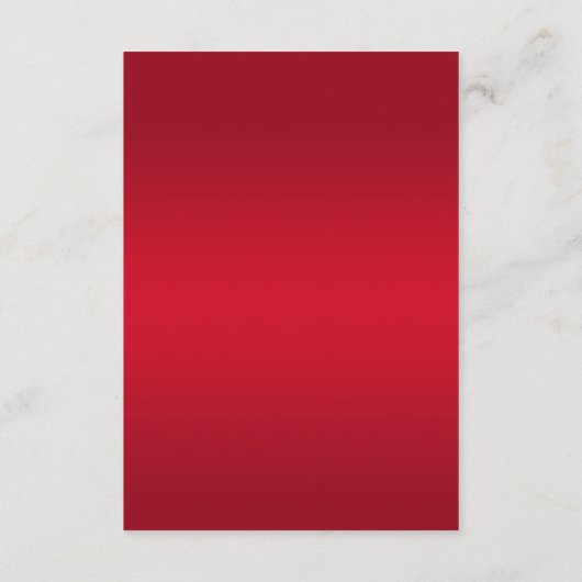 ルビーエレガントレッド&シルバーグリッター結婚ズ詳細 エンクロージャーカード (裏面)