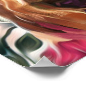 'ルビー'カバリエ犬アートプリントオン紙 ポスター (角)