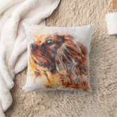 ルビーカヴァリエキングチャールズスパニエル犬ドッグ クッション (ブランケット)