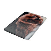 ルビーカヴァリエキングチャールズスパニエル犬パピードッグ バスマット (アングル)