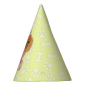 ルビーカヴァリエキングチャールズスパニエル犬誕生日   パーティーハット (右)