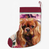 ルビーカヴァリエクリスマスストッキング|赤ターコイズ スモールクリスマスストッキング (裏面)