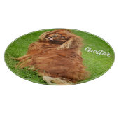 ルビーキャリバリーキングチャールズスパニエル犬ドッグ カッティングボード (角)