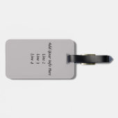 ルビーキャリバリーキングチャールズスパニエル犬ドッグ ラゲッジタグ (裏面横)