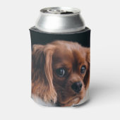 ルビーキャリバリーキングチャールズスパニエル犬ドッグ 缶クーラー (缶裏面)