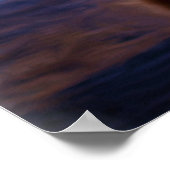 ルビーキャリバリーキングチャールズスパニエル犬パピードッグ ポスター (角)